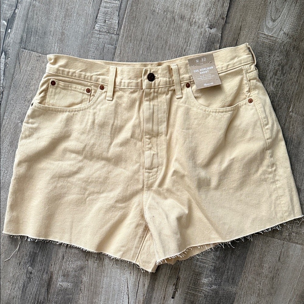 Madewell Women's Tan Jean Shorts